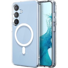 Dora Shopping A54 Için Kılıf Magsafe Sararmaz Şeffaf [ A54 ile Uyumlu Kılıf - Şeffaf]