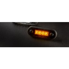 Ahmet Otomotiv Orjinal Fristom Dark Füme Cam 4 Ledli LED Lamba