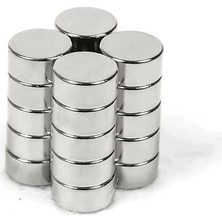 Dora Shopping Ø6x3 mm Neodimyum Yuvarlak Silindirik Mıknatıs - 50 Adet Set