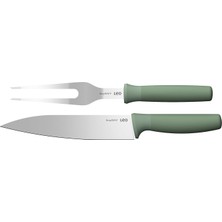 Dora Shopping Leo Paslanmaz Forest 2li Bıçak Seti