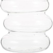 Dora Shopping Asimetrik Dalgalı Bardak 2’ Set 530 ml Geniş Hacimli Borosilikat Sunum Bardağı, Estetik , Pinterest