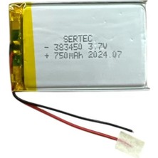 LTG Nova 383450 3.7V 750 Mah Li-Polymer Pil DEVRELI/1.5A