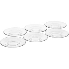 Dora Shopping Heybelı Çay Tabağı 126 mm 6'lı Hediyelik Kutu