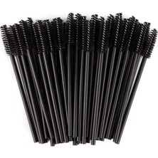 Dora Shopping 50 Adet Kirpik Fırçası, Kullanımlık Kirpik Fırçası, Kirpik Fırçası Seti, Rimel Fırçası, Maskara Apli