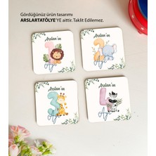 PremiumPort Kişiye Özel Bebek Ay Anı Kartları Şirin ve Anlamlı Tasarımlar