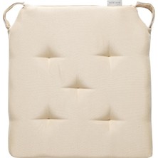 Dora Shopping Lea Sandalye Minderi Bej 40 x 40 x 4 cm