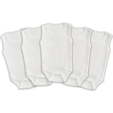 Dora Shopping 5' Ribana Bebek Atlet Zıbın Raporlu Çıtçıtlı 100% Pamuk - Ribana Bebek Zıbın (, 0-3 Ay)