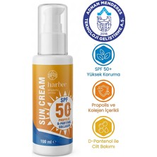 Har-Bee Sun Cream - SPF 50+ Leke Karşıtı Tüm Ciltler için Yüz & Vücut Güneş Kremi Doğal Propolisli 100 ML