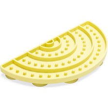 Dora Shopping Yavru Mama Yeme Oyuncağı, Yarım Daire, Silikon, Sarı, 20X10CM