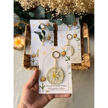 PremiumPort Papatya Anahtarlık Bebek Hediyeliği, 1 Yaş Doğum Günü, Baby Shower, 20 Adet