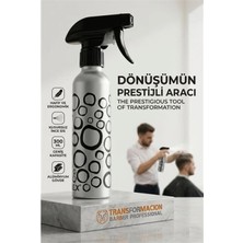 Marsilyan Alüminyum Metal Berber Kuaför Su Spreyi Şişesi Profesyonel Saç Fısfısı 300 ml 723021