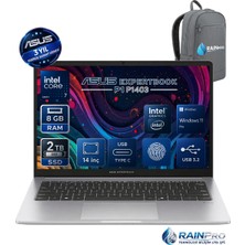 Asus Expertbook P1403CVA Intel® Core™ 7-240H 8 GB Ddr5 2 Tb SSD 300NITS 15.6" Fhd Windows 11 Pro Taşınabilir Bilgisayar | 3 Yıl Yerinde Garanti C716512G0DRNP03