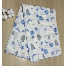 PremiumPort Yumuşak Çok Amaçlı Müslin Örtü 80X90 cm Bebek ve Çocuklar Için