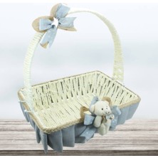 PremiumPort Büyük Boy Dikdörtgen Kumaş Sepet, 35 Cm, Şık ve Kullanışlı Tasarım