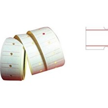  ekstrafix fyat etiketi beyaz 12x21mm q fıx-5700 (12 li paket)
