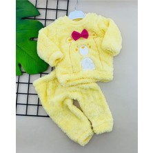 PremiumPort Peluş Unisex Kışlık Bebek Takım, Fermuarlı ve Rahat Çocuk Seti
