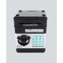 Otomatik Para Çeken Şifreli Atm Tasarımlı Kumbara - Lisinya