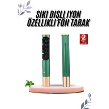Marsilyan Üflemeli Saç Düzleştirici Fön Tarak Yüksek Isı Ayarlı Iyon Özellikli