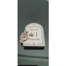 PremiumPort Sevimli 1 Yaş Doğum Günü Temalı Renkli Magnet Seti
