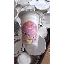 Hasel Şekerleme Hasel Doğal Pamuk Şeker 400 ml Bardak (%100 Pancar Şekeri) Gıda Boyası-Katkı-Tatlandırıcı Renklendirici Yok.