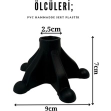 PremiumPort Octobus Siyah Baston Lastiği Çift Paket, Dayanıklı ve Güçlü Koruma