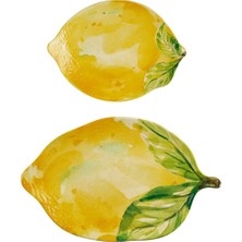 LuckyArt Limora Melamin 2’li Limon Formlu Sunumluk