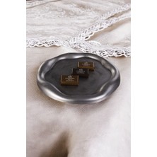 Özbience Şekerlik Lokumluk Drajelik Gümüş Eskitme Renk Model 17