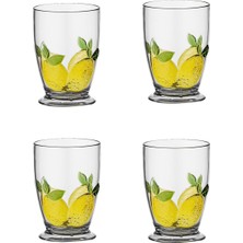 LuckyArt Limora Akrilik 475 ml 4’lü Bardak Seti