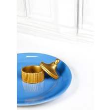 Özbience Şekerlik Drajelik Kapaklı Altın Renk, Zarif ve Şık Tasarım