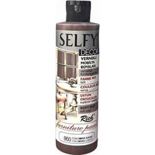 Rich Selfy Decor 240 cc Vernikli Boya Colobia Kahve 860 Renk ve Üstün Kaplama Özelliği