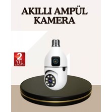 Marsilyan- Iki Yönlü Sesli Wifi Kamera – Ampul Tipi Ev ve Ofis Güvenlik Kamerası