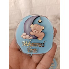 PremiumPort Ayda Ayıcık Figürlü Pleksi Magnet 10 Adet, Doğum Günü ve Bebek Hediyesi