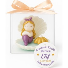 PremiumPort 30'lu Masal Kabuğu Mum Seti, Bebek Doğum ve Baby Shower Hediği