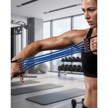 OEMTR Çok Amaçlı Egzersiz Bandı Ev Spor Aleti Kas Güçlendirme Lastiği