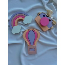 PremiumPort Ahşap Bebek Odası Dekoru, Sevimli ve Şık Bebek Çekim Aksesuarları