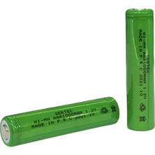 Nemere 1.2V 1000 Mah - Aaa - Ni-Mh Şarjlı Pil - Başsız / Flat Head