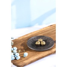 Özbience Gümüş Eskitme Şekerlik ve Sunumluk, Dekoratif Tabak Model 5