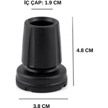 PremiumPort Koltuk Değneği Lastiği 19/44 Mm, Konfor ve Güvenlik Için Uygun