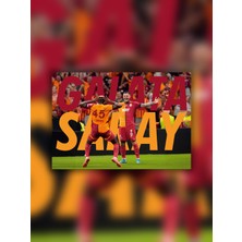 Tugo A4 Boyutunda Metal Galatasaray Tablosu