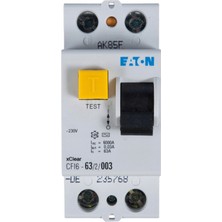 CFI6-63/2/03-DE,63A, 300 Ma, 2 Kutup Top,kaç,akım Kor,rölesi , Eaton