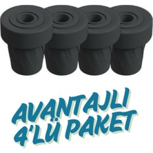 PremiumPort Sağlam ve Kaymaz 4 Adet Lastik, Dayanıklı ve Güvenli Kullanım Sağlar