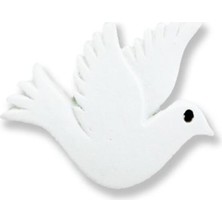 PremiumPort 12'li Minik Güvercin Kuş Biblo, Şık ve Zarif Dekoratif Figürler