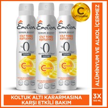 Emotion Serum Boost Cilt Tonu Eşitleyici Kadın Sprey Deodorant Alüminyum&alkol Içermez 3X150 ml
