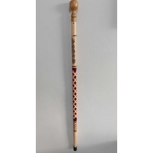 PremiumPort El Işçiliği Baklava Desenli Topuz Başlı Şık Baston