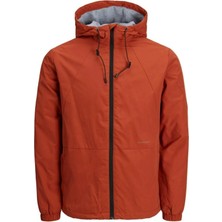 Jack Jones Erkek Softshell Kapüşonlu Su Geçirmez Mont 12215377