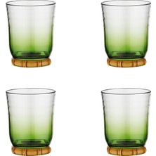 LuckyArt Palma Akrilik 4’lü Su Bardağı Seti 410 ml