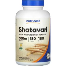 Nutricost Shatavari Asparagus Racemosus 600 Mg 180 Capsules