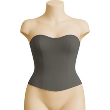 Zenvia  Gri Mı Emay 9155 Terletici Korse Büstiyer