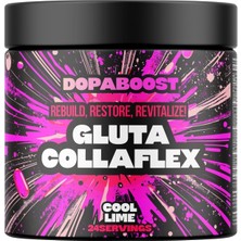 Dopaboost Gluta Collaflex 24 Servis – Kolajen & Glutatyon Destekli Toz Takviye – Cool Lime Aromalı