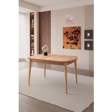 Sweet Home Masa Sandalye Kelebek Gizli Kaşıklıklı Açılır Mdf Masa Mutfak,salon,yemek Odası Masası 80X140 cm